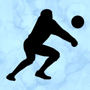 Volleyball decal