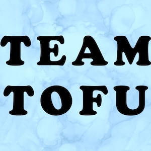Team tofu decal