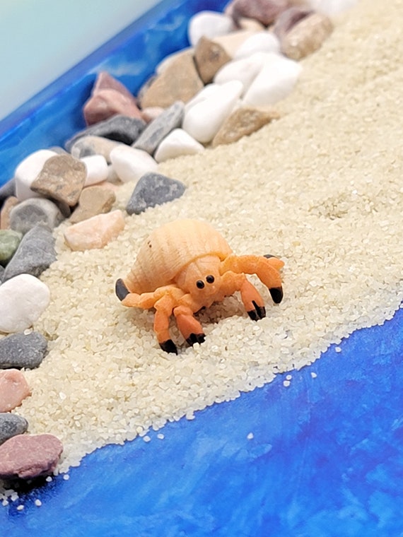Mini Hermit Crab Figurine VERY SMALL - Etsy