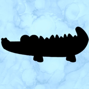 Alligator decal
