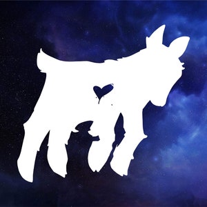 Goat heart decal
