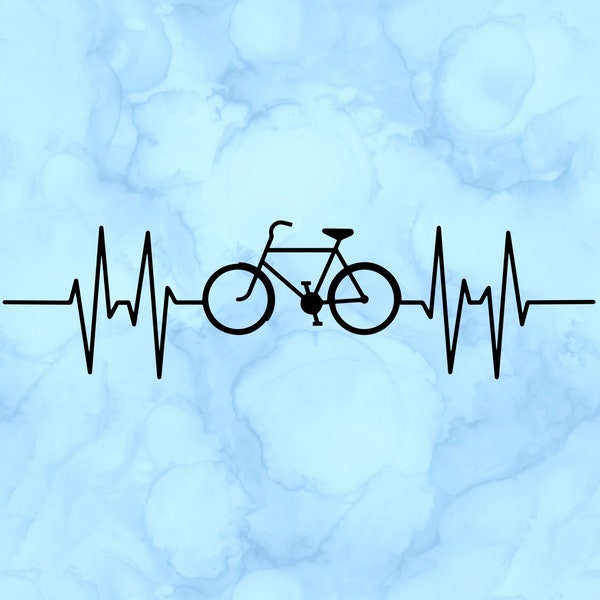 bike heartbeat sticker
