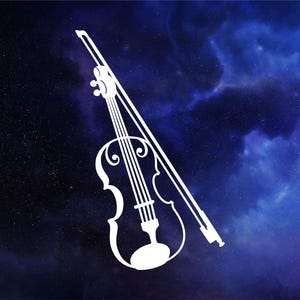 Violin decal
