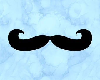 Mustache decal