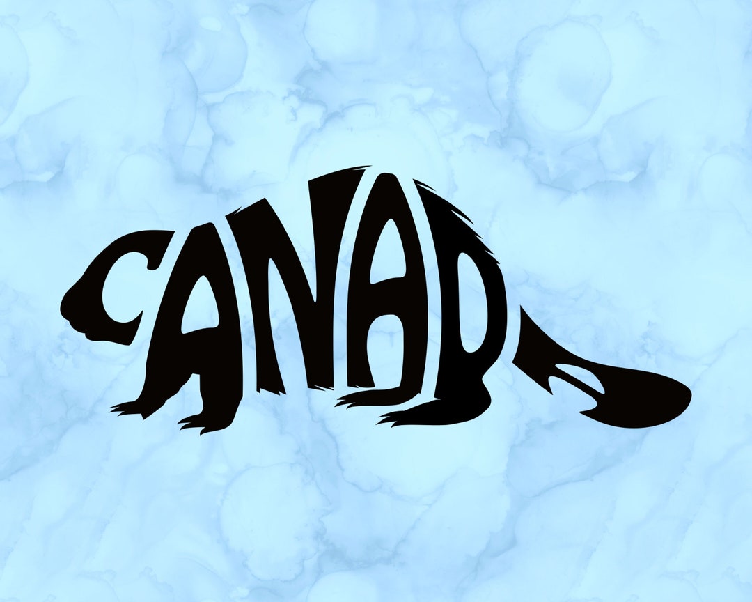 Canada Beaver Decal - Etsy