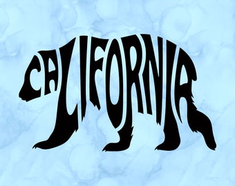 California bear decal