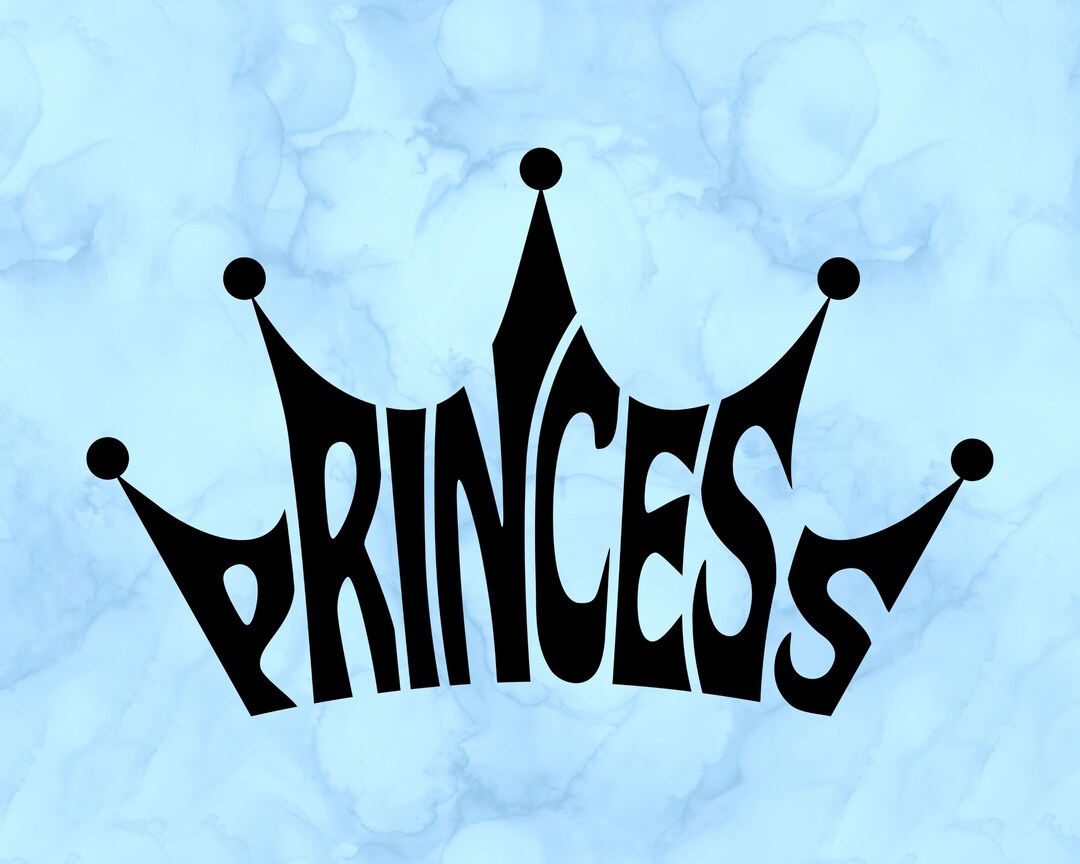Princess Crown Decal - Etsy
