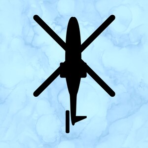 Helicopter decal