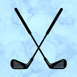 Golf clubs decal