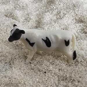 Mini holstein cow figurine VERY SMALL