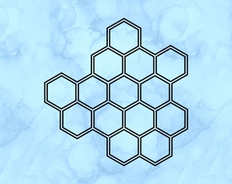 Honeycomb decal