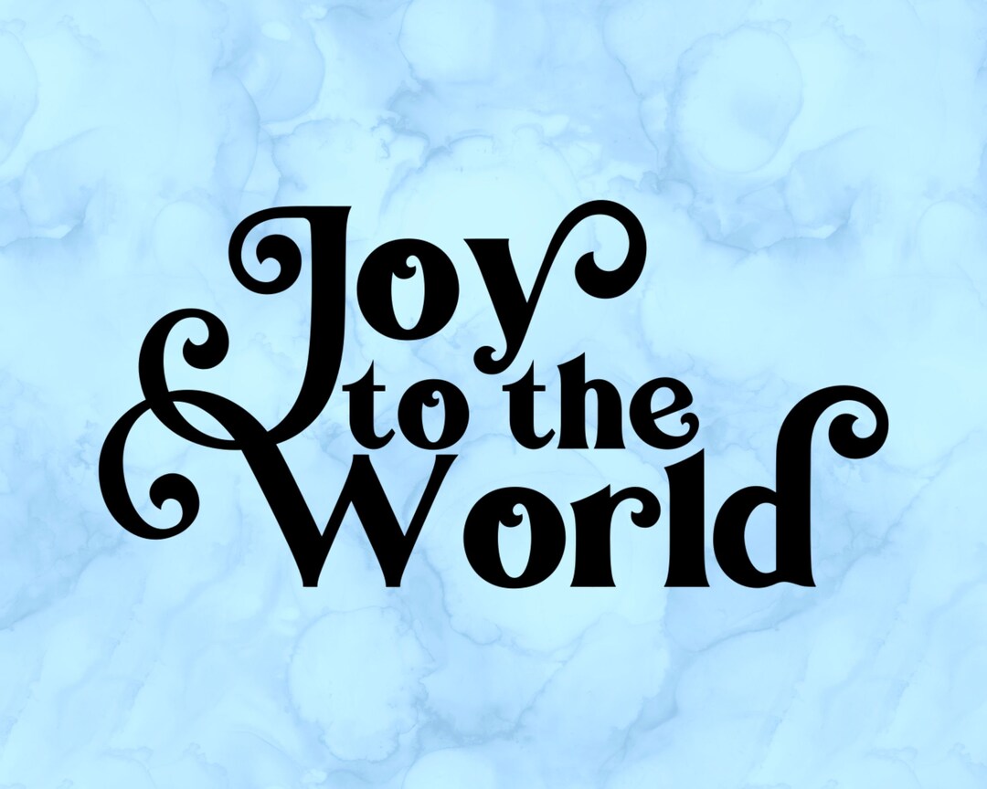 Joy to the World Decal - Etsy