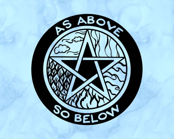 As Above so Below Decal | Etsy