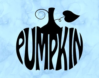 Pumpkin decal