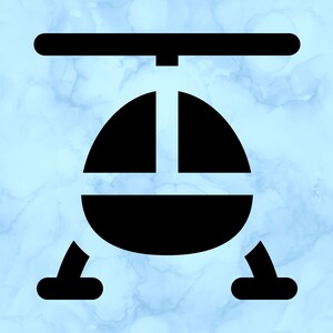 Helicopter decal