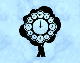 Clock decal
