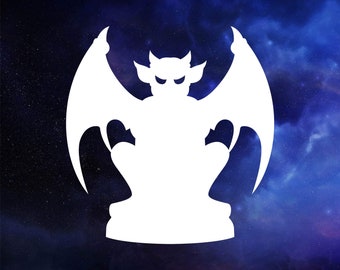 Kawaii Gargoyle Matte Vinyl Sticker - Stickers - Cute - Decal Cut - Etsy