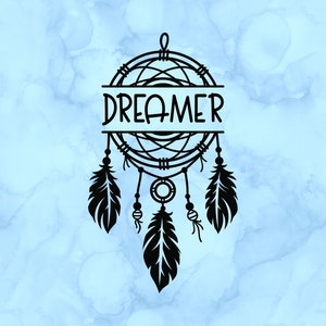 Dreamer dreamcatcher decal