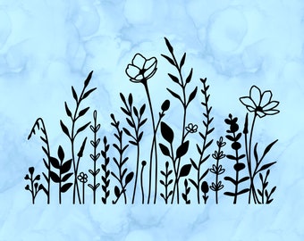 Wildflowers decal