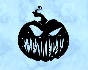 Jack-o'-lantern decal