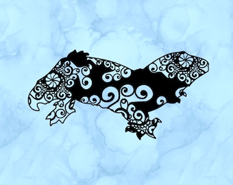 Leachie gecko zentangle decal