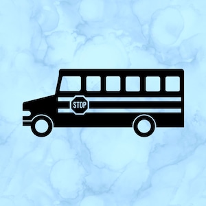 School bus decal