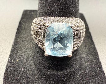Blue Topaz Vintage Ring