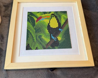Toucan Bird Diamond Dot Painting . 11x11