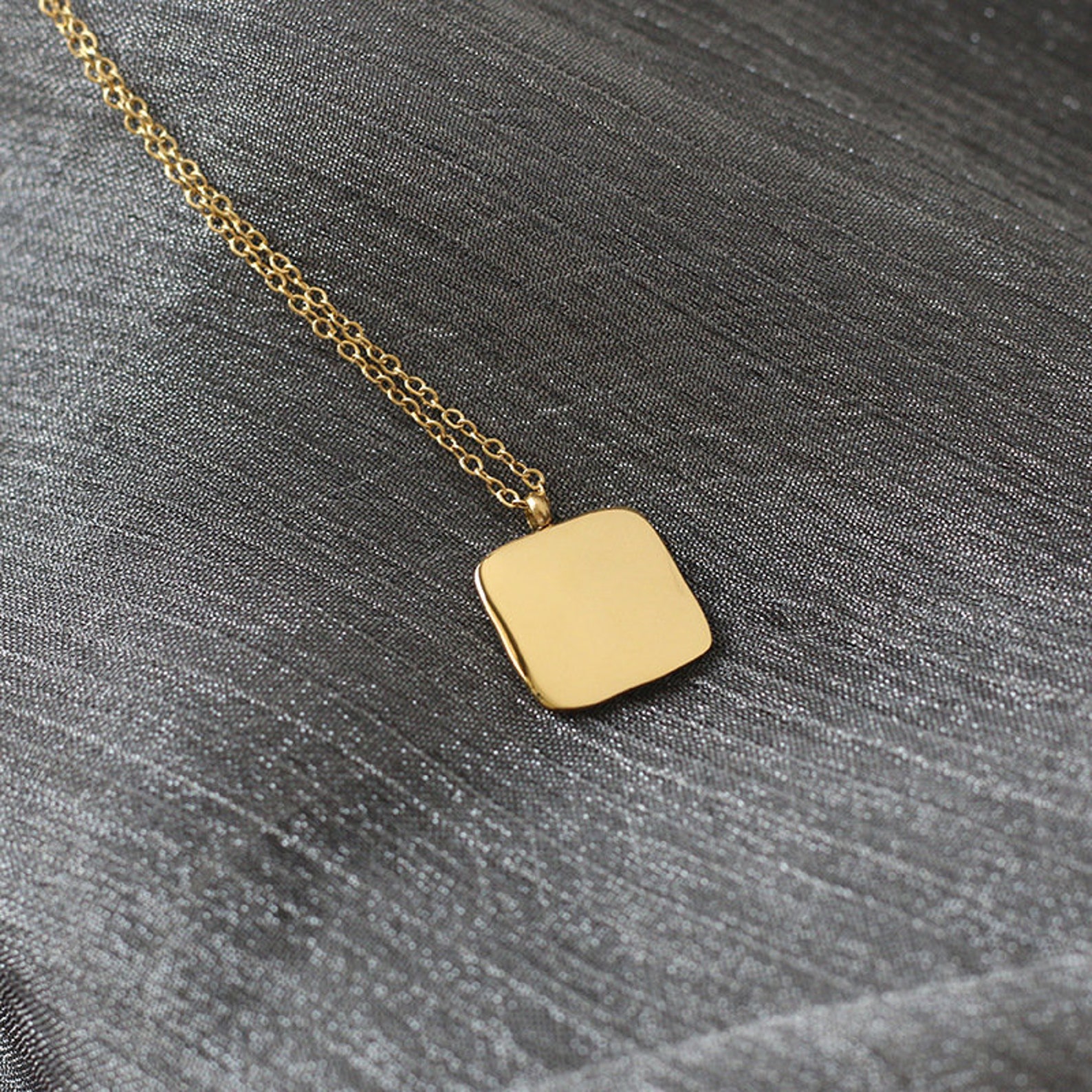 18k Gold Plated Leaf Necklace Tropical Leaf Pendant Necklace Etsy