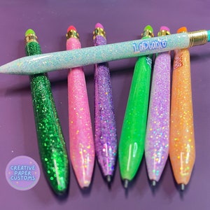 Glitter Mechanical Pencil, Personalized Pencil