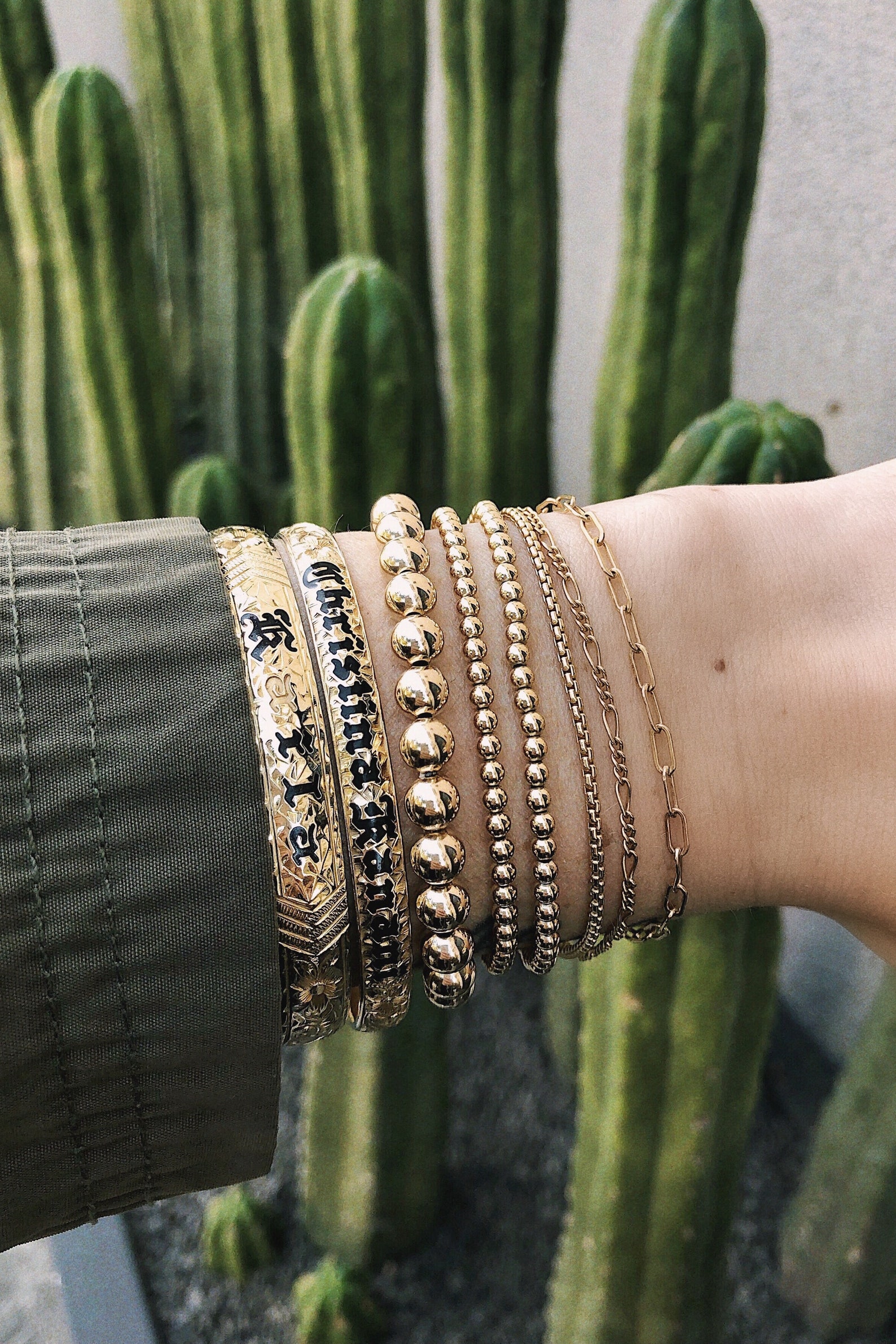 Gold Beaded Bracelet Dainty Gold Bracelet Gold Filled Etsy