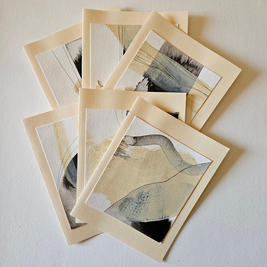 Thank You Cards | Blank Greeting Cards | Set of 6 - Etsy