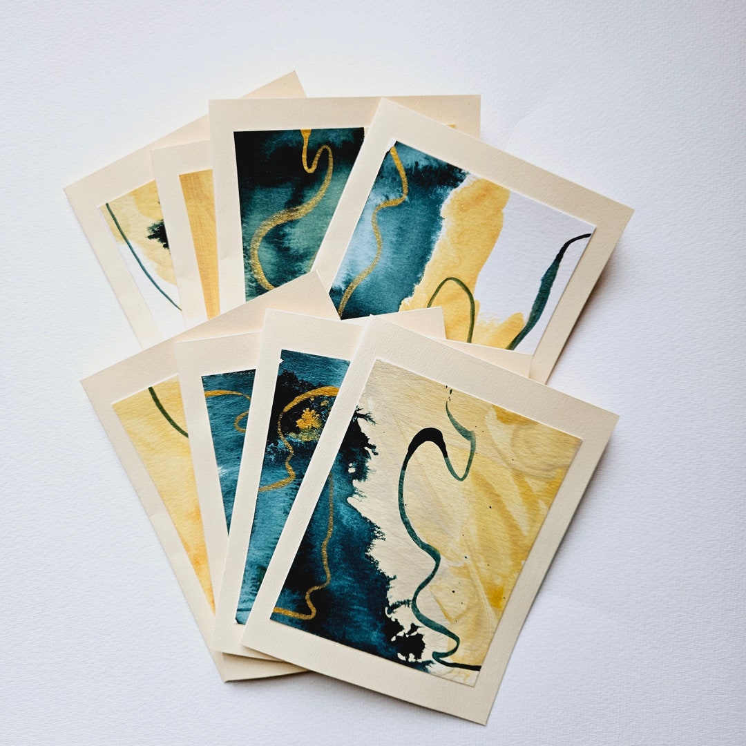 Thank You Cards Blank Greeting Cards Set of 8 - Etsy