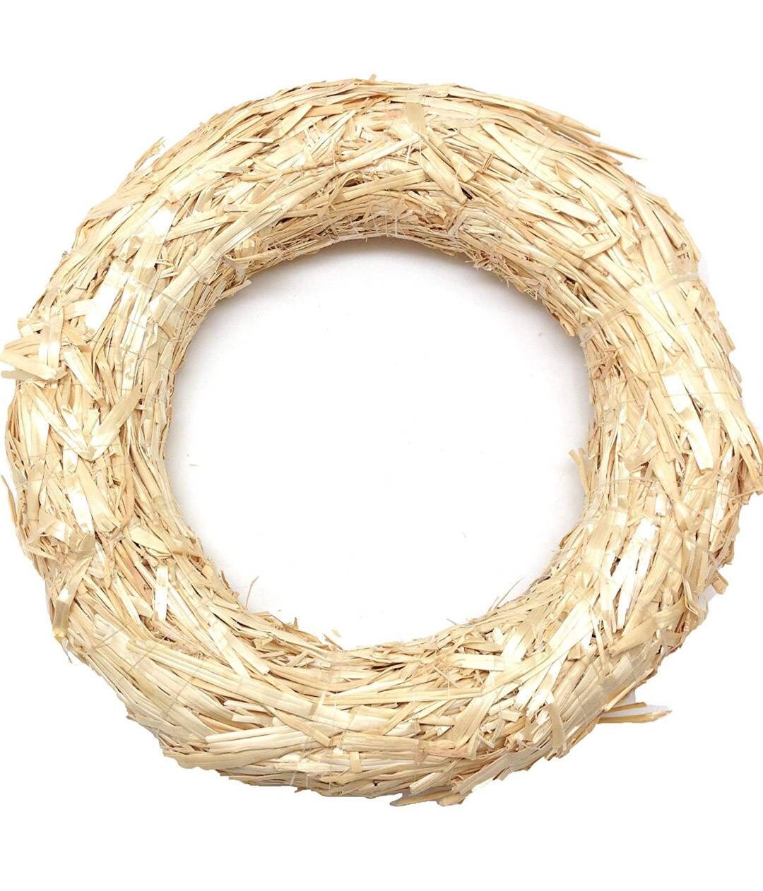 12 Straw Wreath for sale Only 4 left at 65