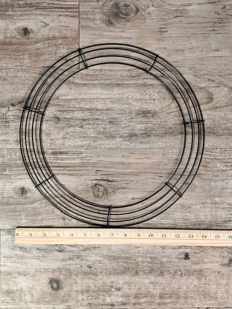 Round Wire Wreath Frame Wire Wreath Forms Many Sizes Etsy Canada
