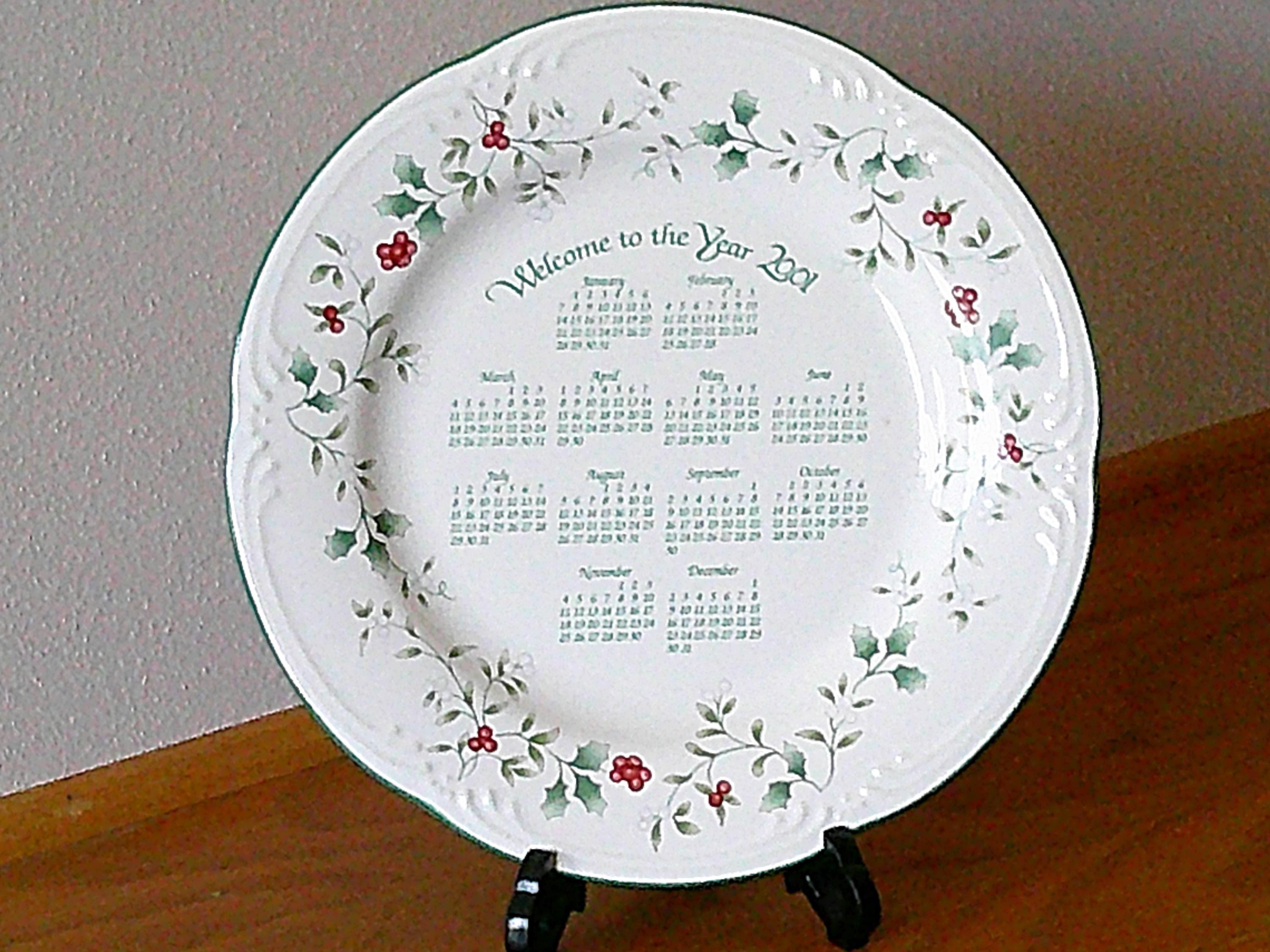 Calendar Plates - Etsy