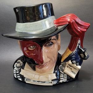 Royal Doulton RARE jug The Phantom of the Opera. D7017. Large. Limited  edition. Perfect!