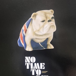 Royal Doulton Jack the Bulldog .no Time to Die. DD 007 B
