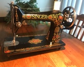 Vintage Singer 66 Red eye Sewing Machine