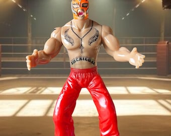 Rey Misterio luchador figure 7 inches tall