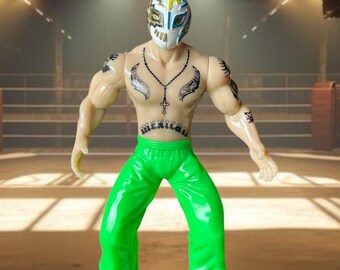 Rey Misterio luchador figure 7 inches tall