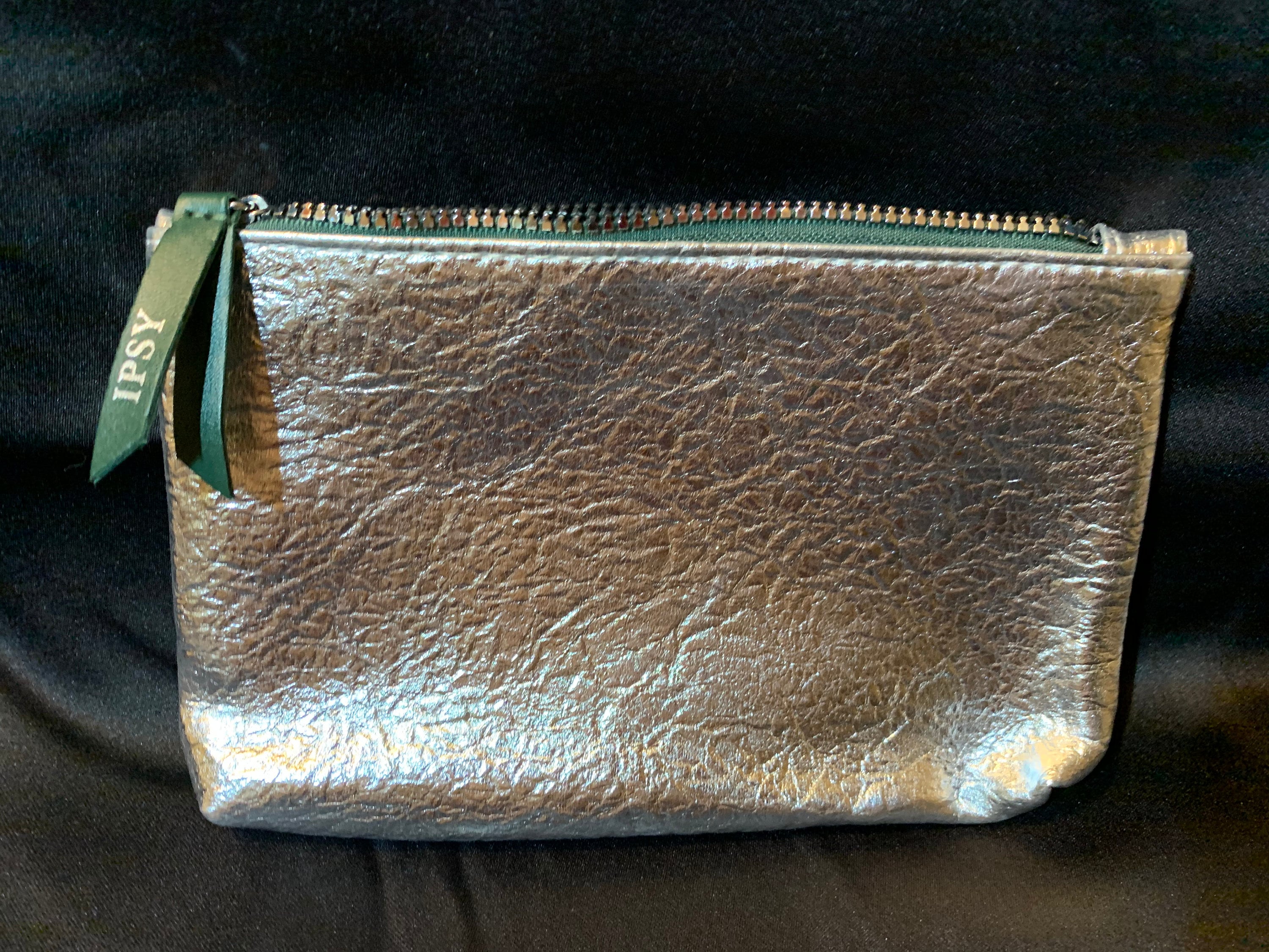 Ipsy silver makeup bag wallet Etsy