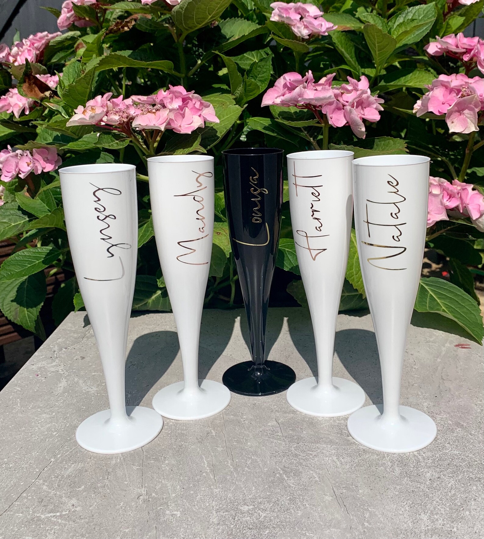 Personalised Champagne Flute 200ml Biodegradable Flutes Hen Etsy UK