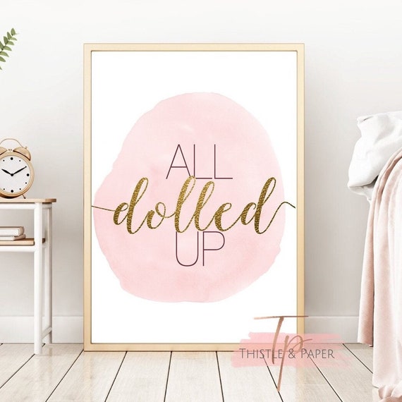 Wall decor sale for pink bedroom