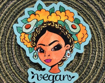 Vegan vinyl sticker