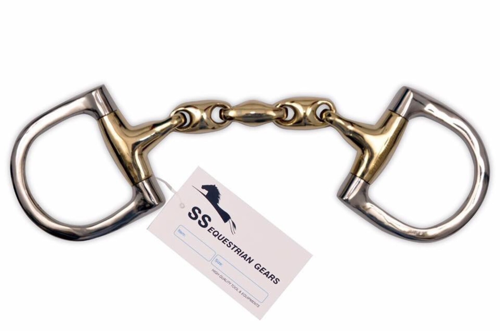 DRing Snaffle Bit Waterford Coppermix Mouthpiece Horse Bits Etsy