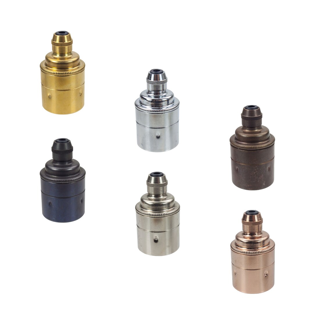 E27 Pendant Lamp Holder With Cord Grip. Plain Body so Cant Have Shade