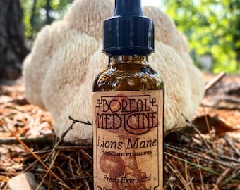 Lions Mane Tincture • Organic & Fresh