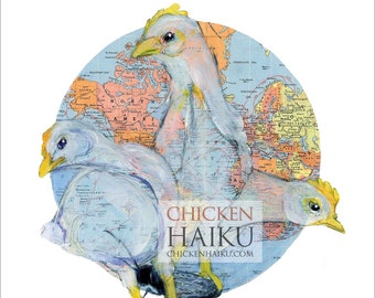 Chicken Haiku Notecards - Into the World