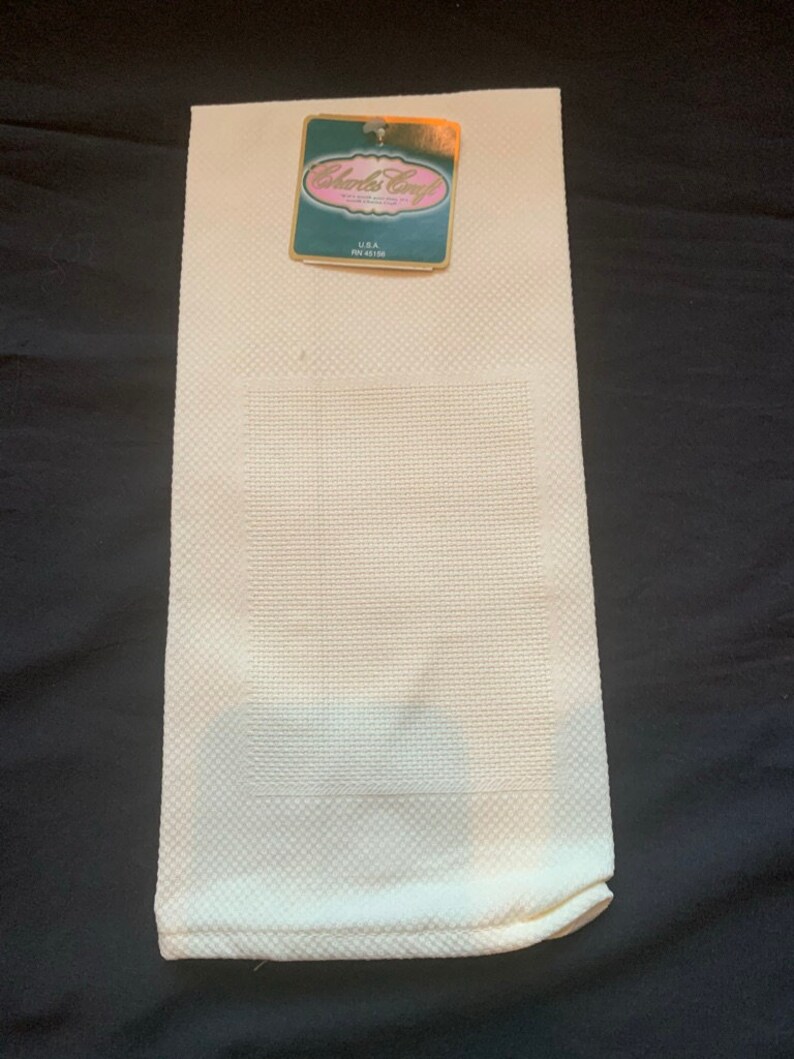 Cross Stitch Fabric Hand Towel